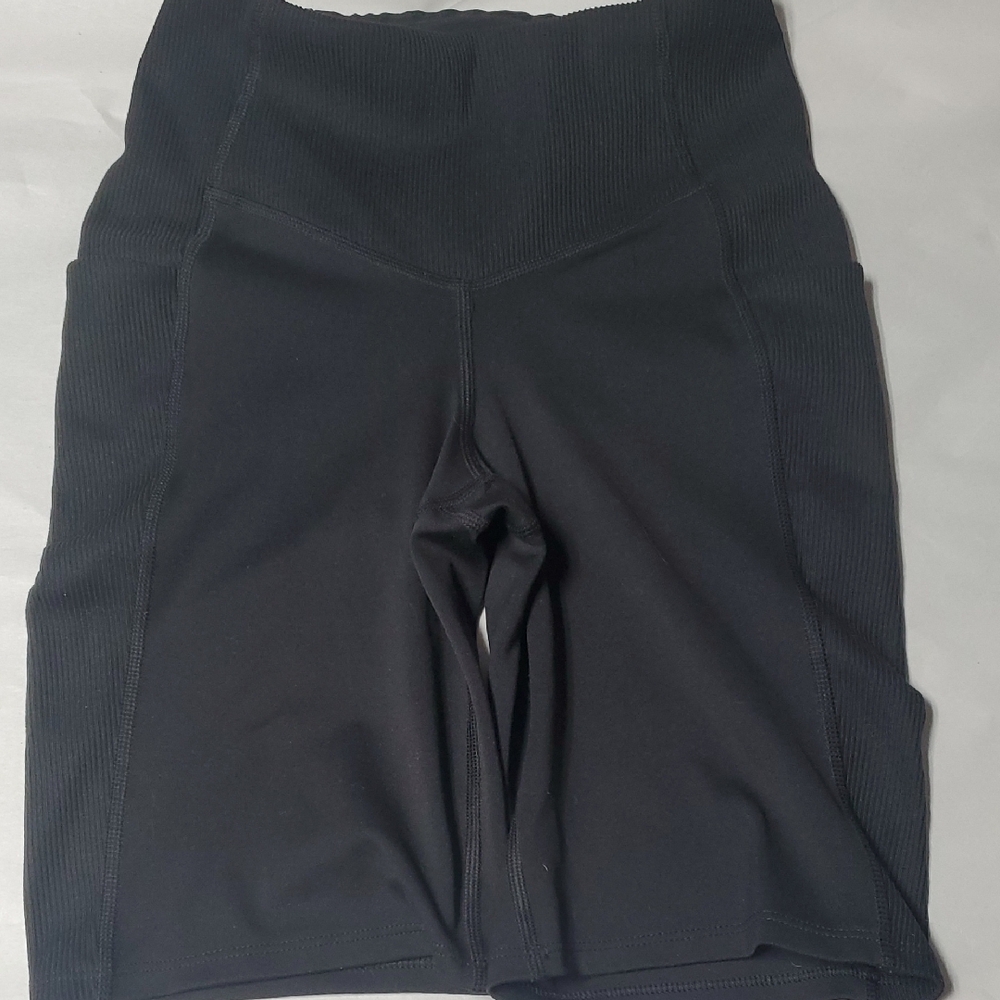 The North Face Womens 9" Bike Shorts Size XS Black Side Pockets